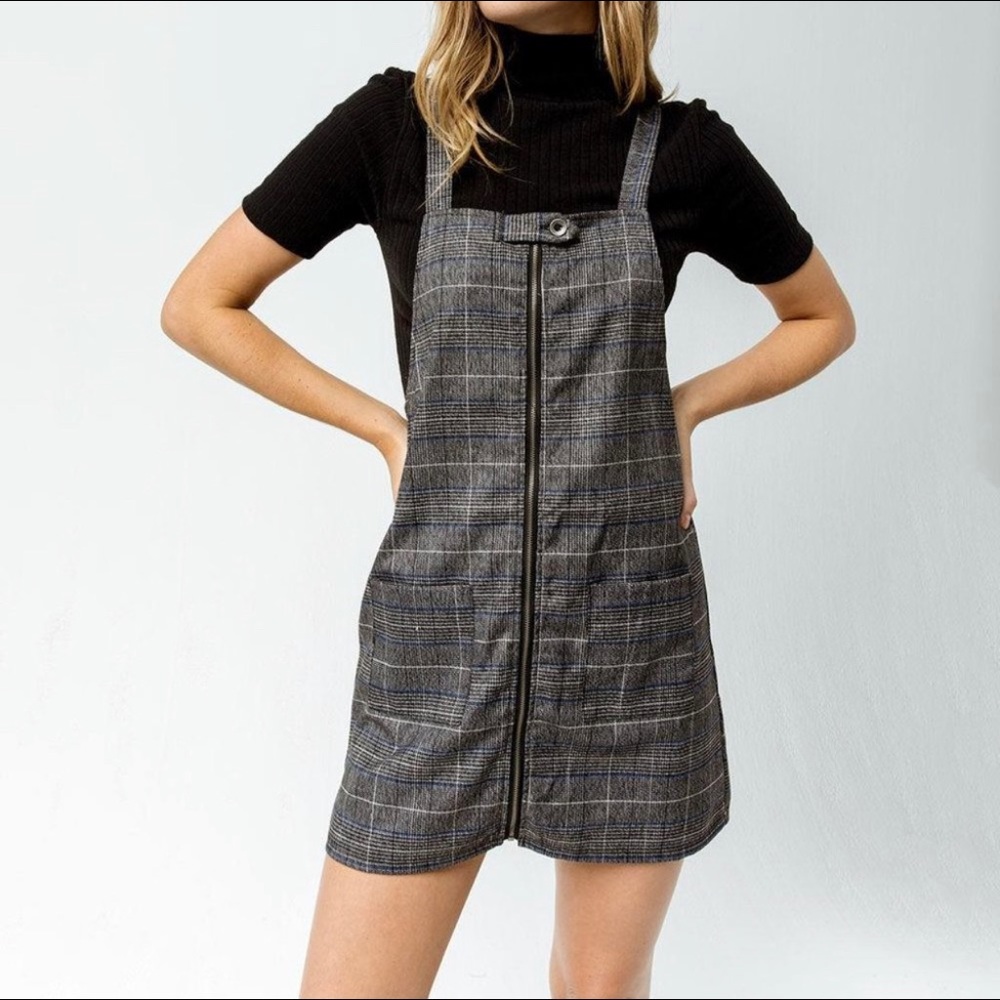 Cute overall dress from Tillys.